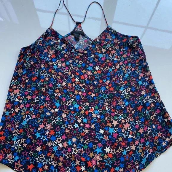 J. Crew Star Patterned spaghetti strap Camisole Top - Picture 1 of 5